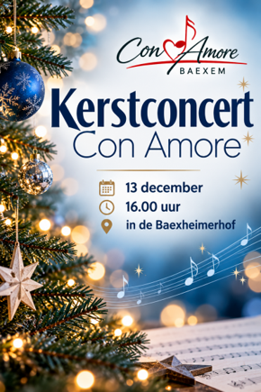Kerstconcert Con Amore 13-12-2026